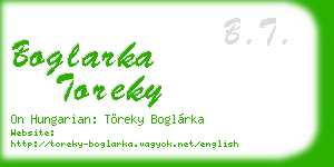 boglarka toreky business card
